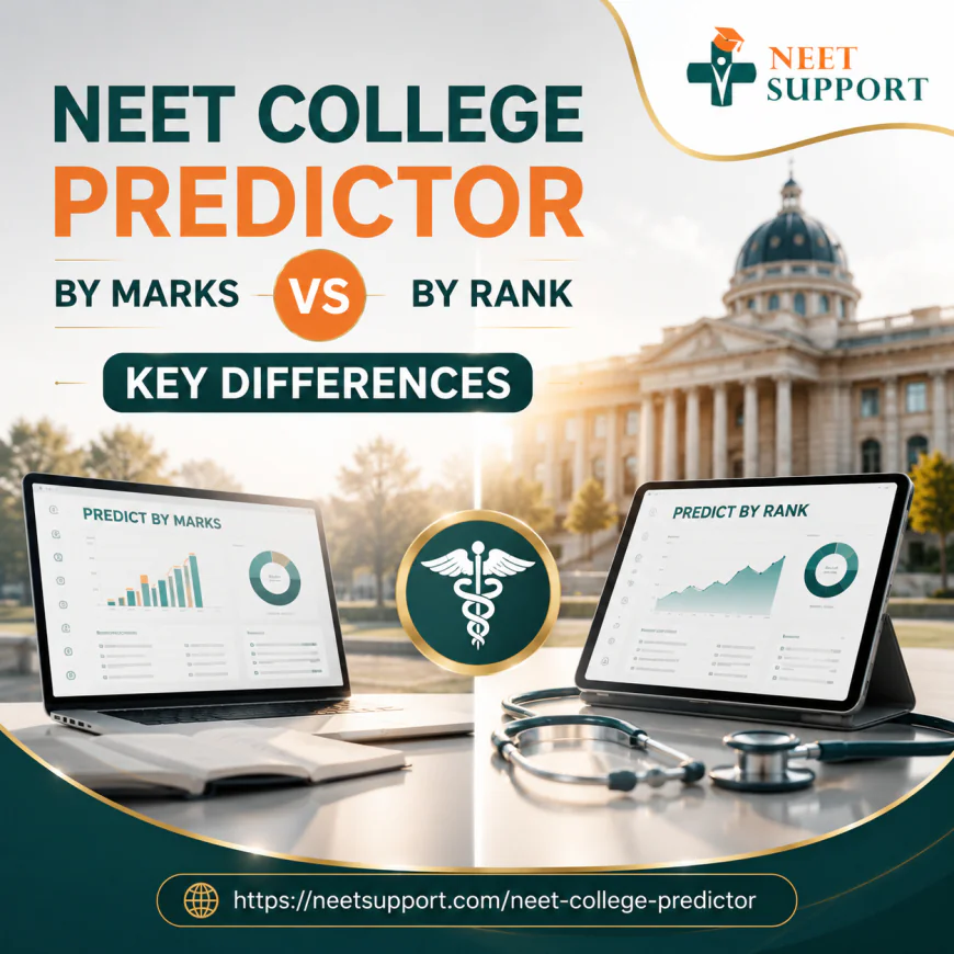 NEET College Predictor by Marks vs Rank: Key Differences