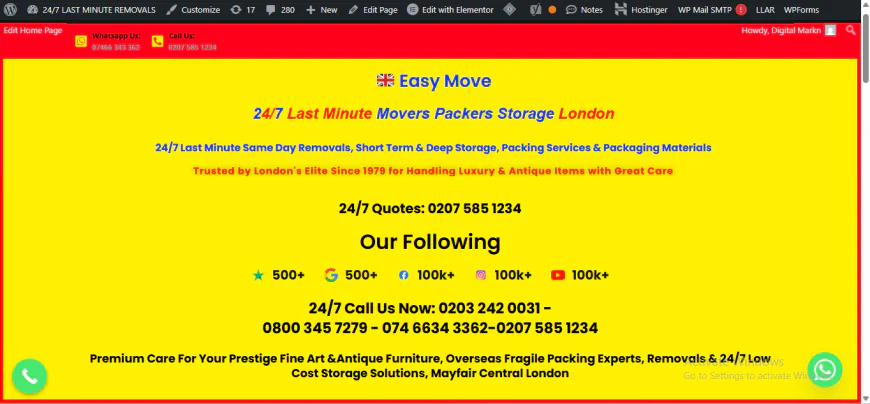 Storage Near Me Vauxhall & Hoist Service Near Me Vauxhall – Expert Local Solutions by 24/7 Movers Packers London