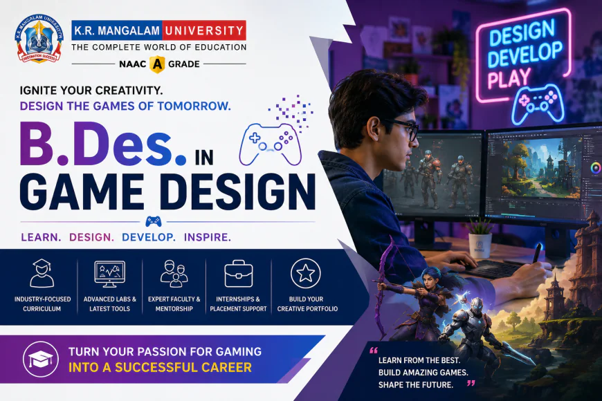 B.Des. in Game Design Course: Everything You Need to Know After 12th