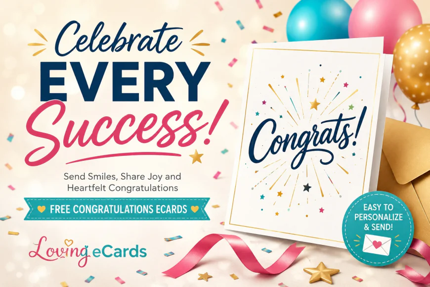 Share Joy Instantly | Send a Congratulations Card Online Free