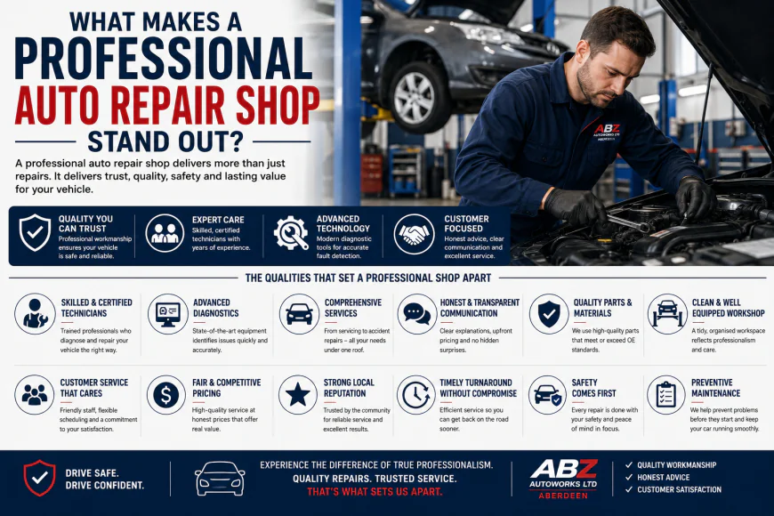 What Makes a Professional Auto Repair Shop Stand Out?