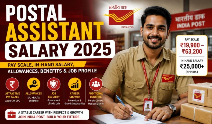 Postal Assistant Salary: Pay Scale, Benefits, Job Profile & Career Growth (2026 Guide)