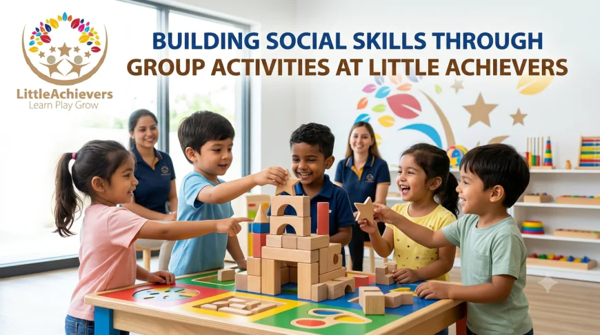 Building Social Skills Through Group Activities at Little Achievers