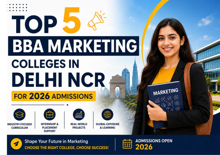 Top 5 BBA Marketing Colleges in Delhi NCR for 2026 Admissions
