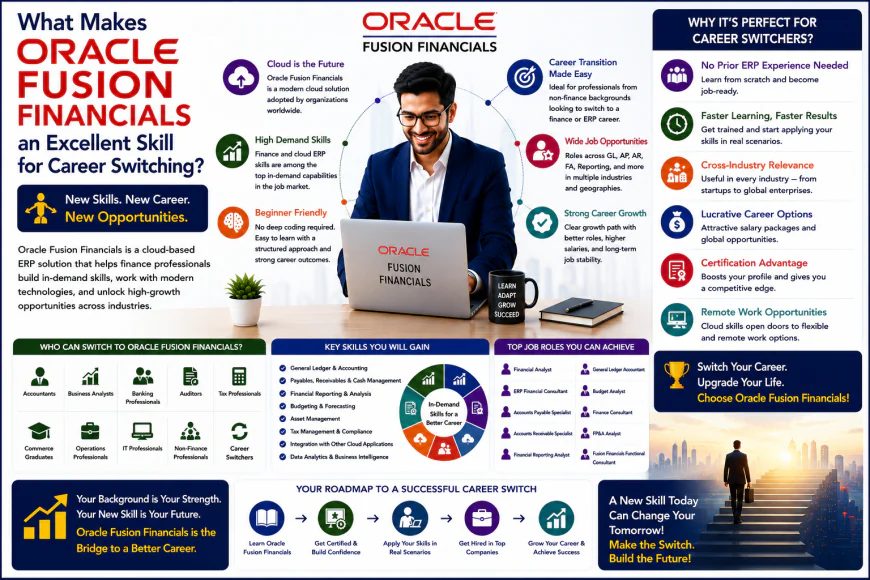 What Makes Oracle Fusion Financials an Excellent Skill for Career Switching?