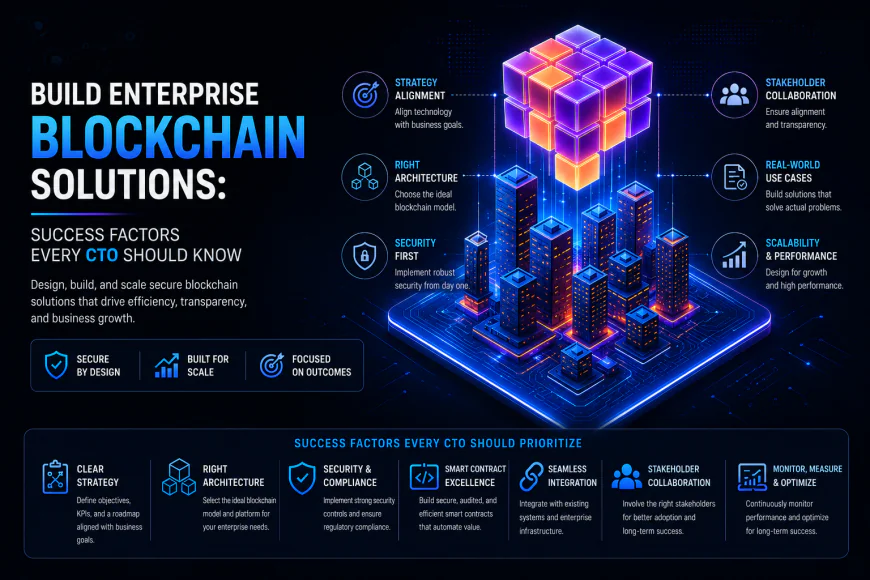 Build Enterprise Blockchain Solutions: Success Factors Every CTO Should Know