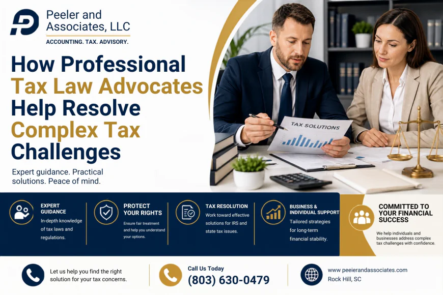 How Professional Tax Law Advocates Help Resolve Complex Tax Challenges