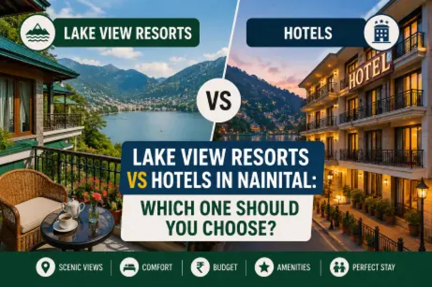 Lake View Resorts vs Hotels in Nainital: Which One Should You Choose?