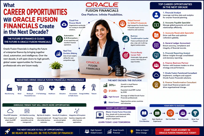 What Career Opportunities Will Oracle Fusion Financials Create in the Next Decade?