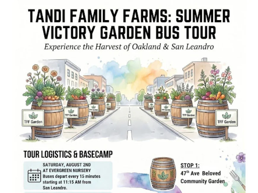 Summer Victory Garden Bus Tour | Evergreen Nursery