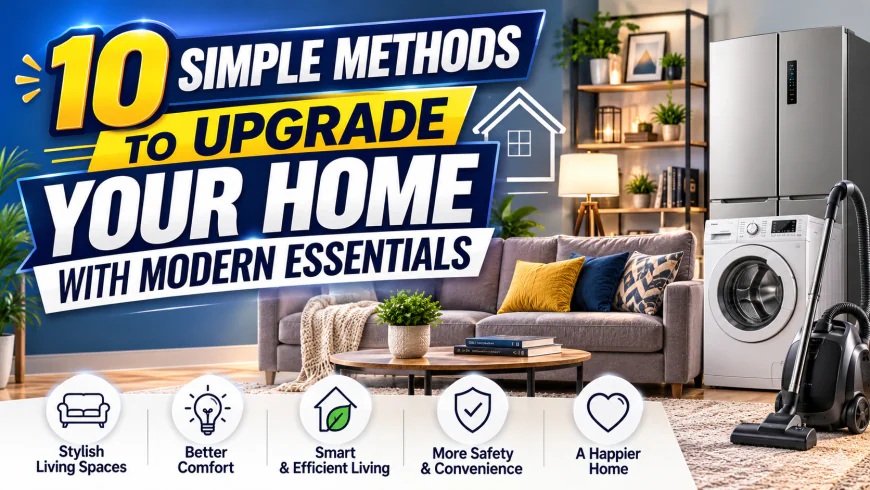 10 Simple Methods to Upgrade Your Home with Modern Essentials