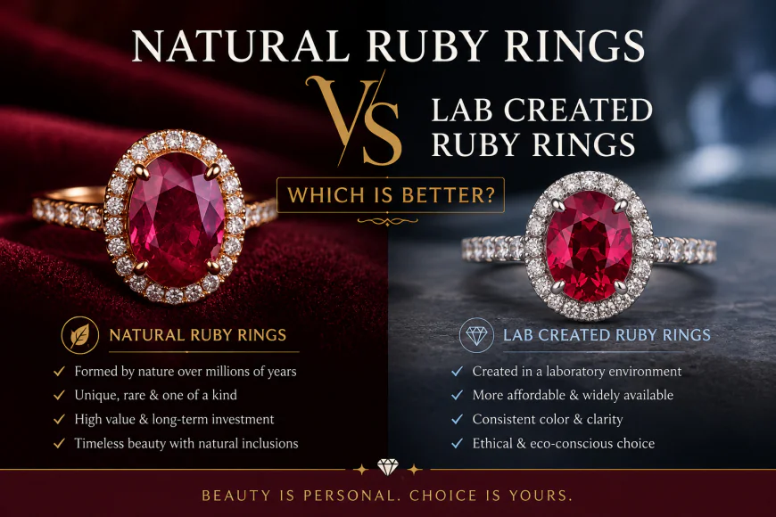 Natural Ruby Rings or Lab Created? Which Should You Buy?