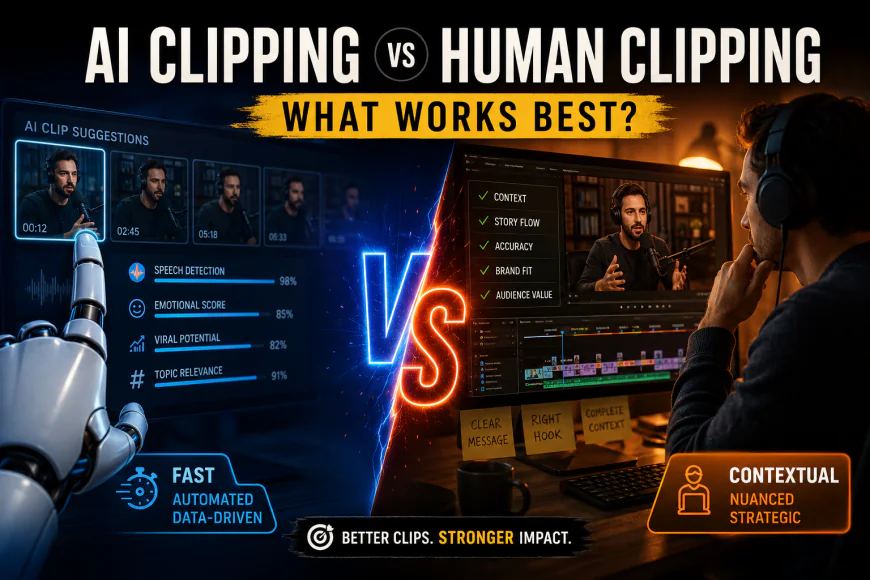 AI Clipping vs Human Clipping: Why Selection Matters More Than Speed