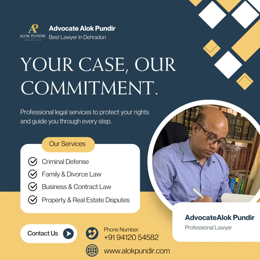 Best lawyer in Dehradun for Trusted Legal Assistance