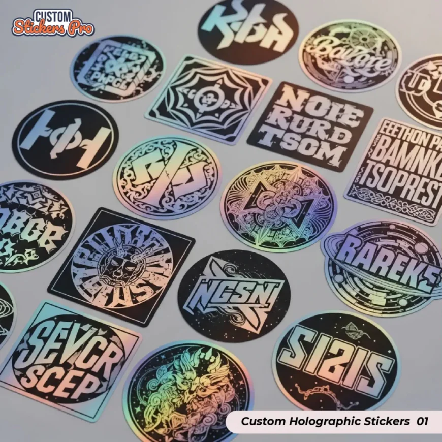 Custom Holographic Stickers That Shine with Style