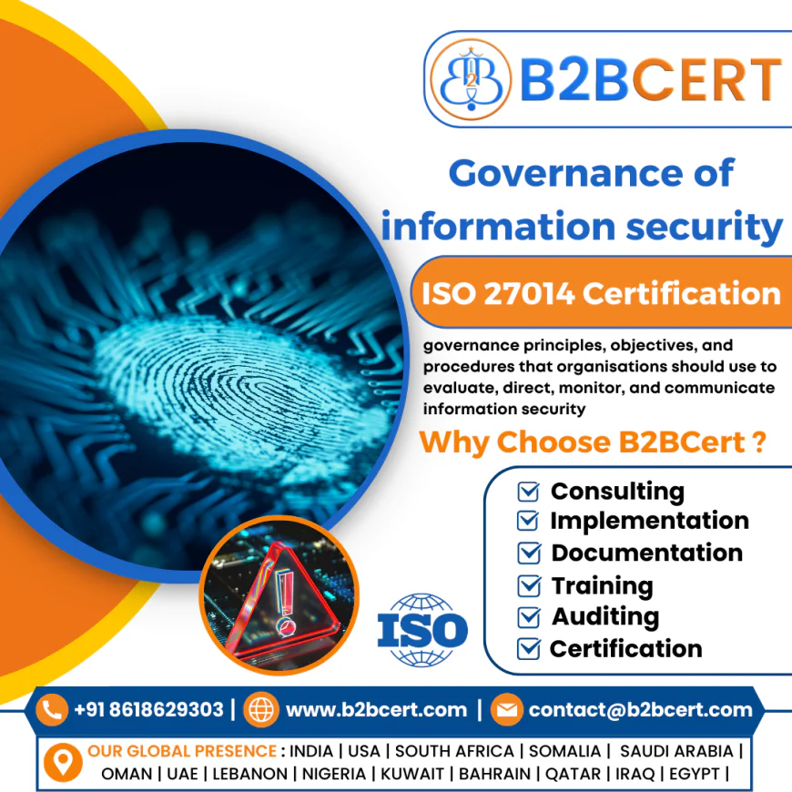 ISO 27014 Consultants Services in Dallas