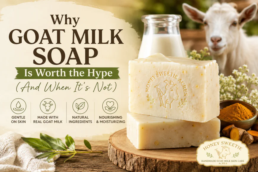 Goat Milk Soap Bar: Handmade & Turmeric Options for Sensitive Skin