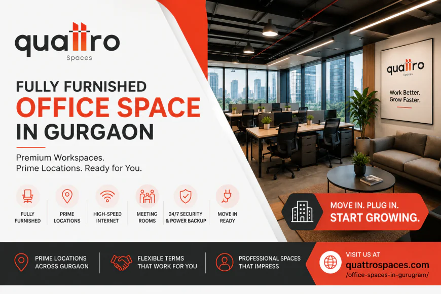 Why Choose Fully Furnished Office Space in Gurgaon for Growth