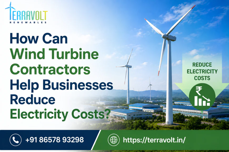 How Can Wind Turbine Contractors Help Businesses Reduce Electricity Costs?