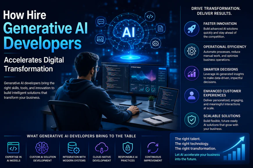 How Hire Generative AI Developers Accelerates Digital Transformation