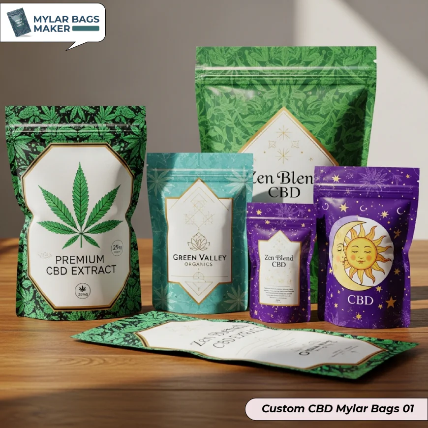 Keep Your Treats Fresh with Custom CBD Mylar Bags