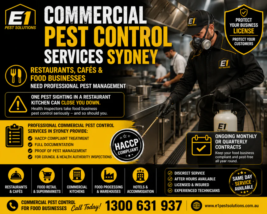 Commercial Pest Control Sydney — Why Every Business Needs It
