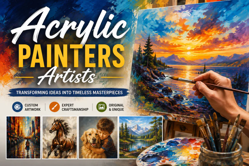 Acrylic Painters Artists Creating Custom Fine Art with Lasting Impact