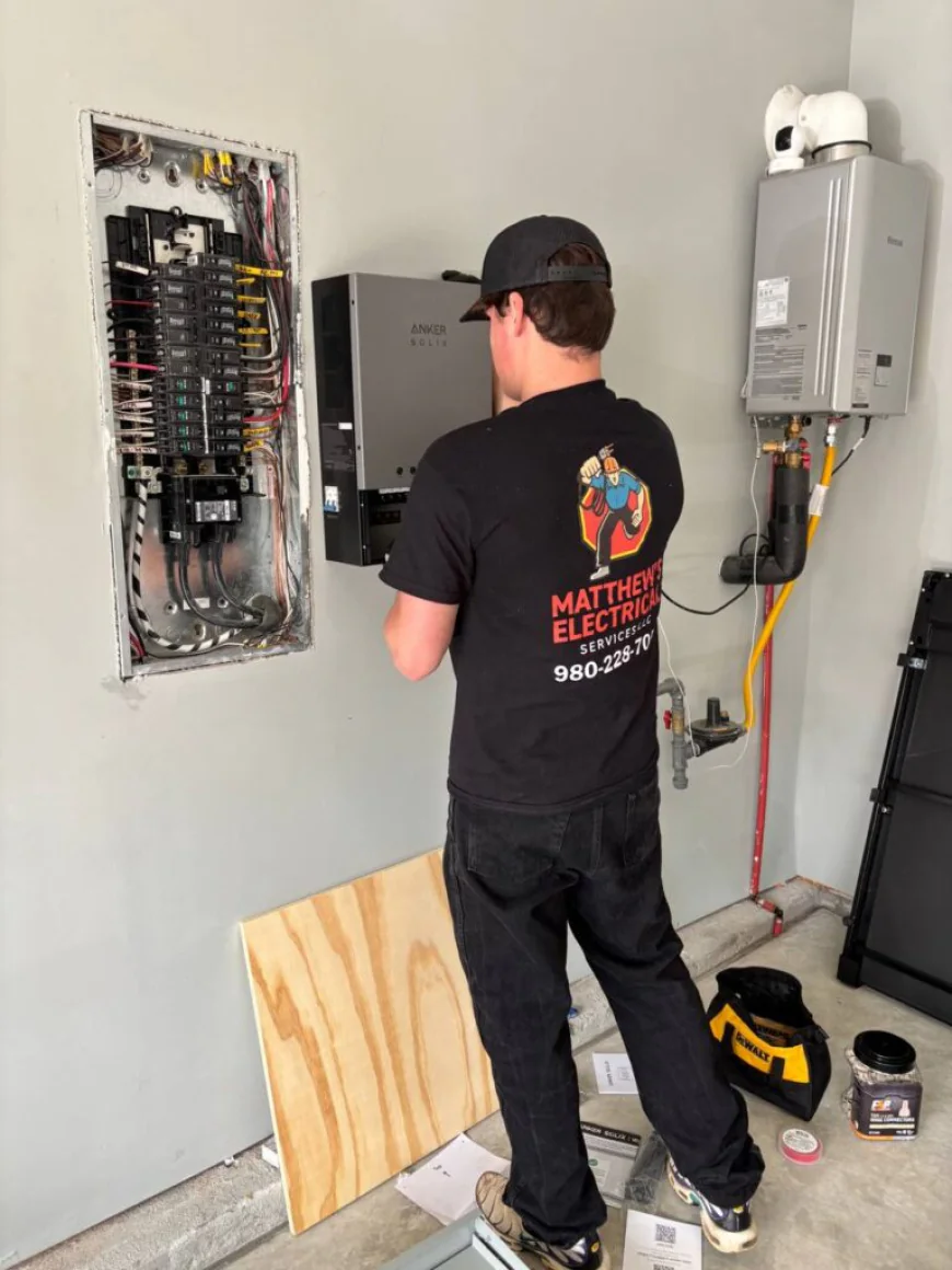 Matthews Electrical Services Highlights Growing Demand for Residential Backup Power Solutions