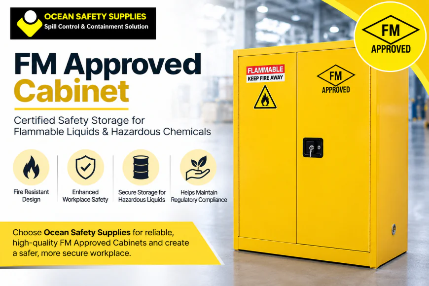 FM Approved Cabinet – Trusted Fire-Safe Chemical Storage Solutions | Ocean Safety Supplies