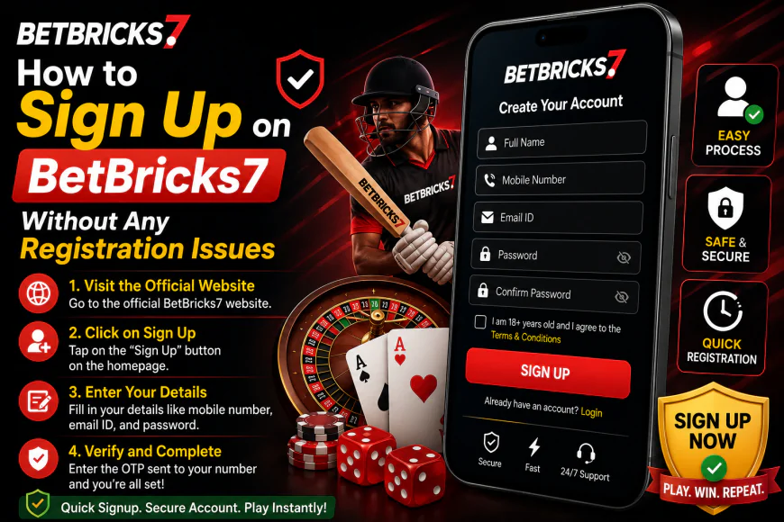 How to Sign Up on BetBricks7 Without Any Registration Issues 