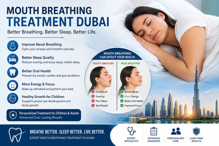 Why Should You Choose Mouth Breathing Treatment Dubai for Better Breathing and Sleep?