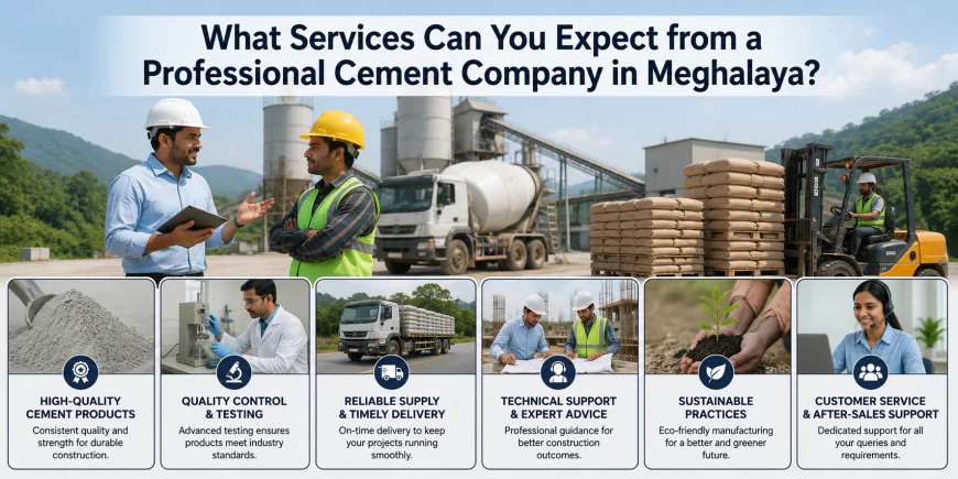 What Services Can You Expect from a Professional Cement Company in Meghalaya?