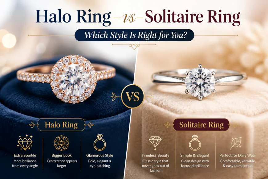 Halo Ring vs Solitaire Ring: Which Style Is Right for You?