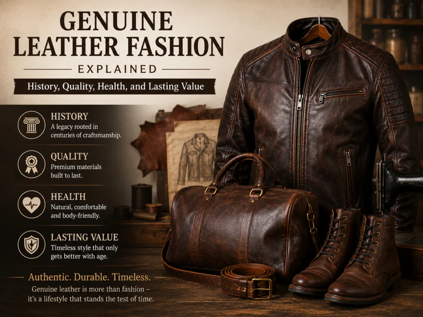 Genuine Leather Fashion Explained: History, Quality, Health, and Lasting Value