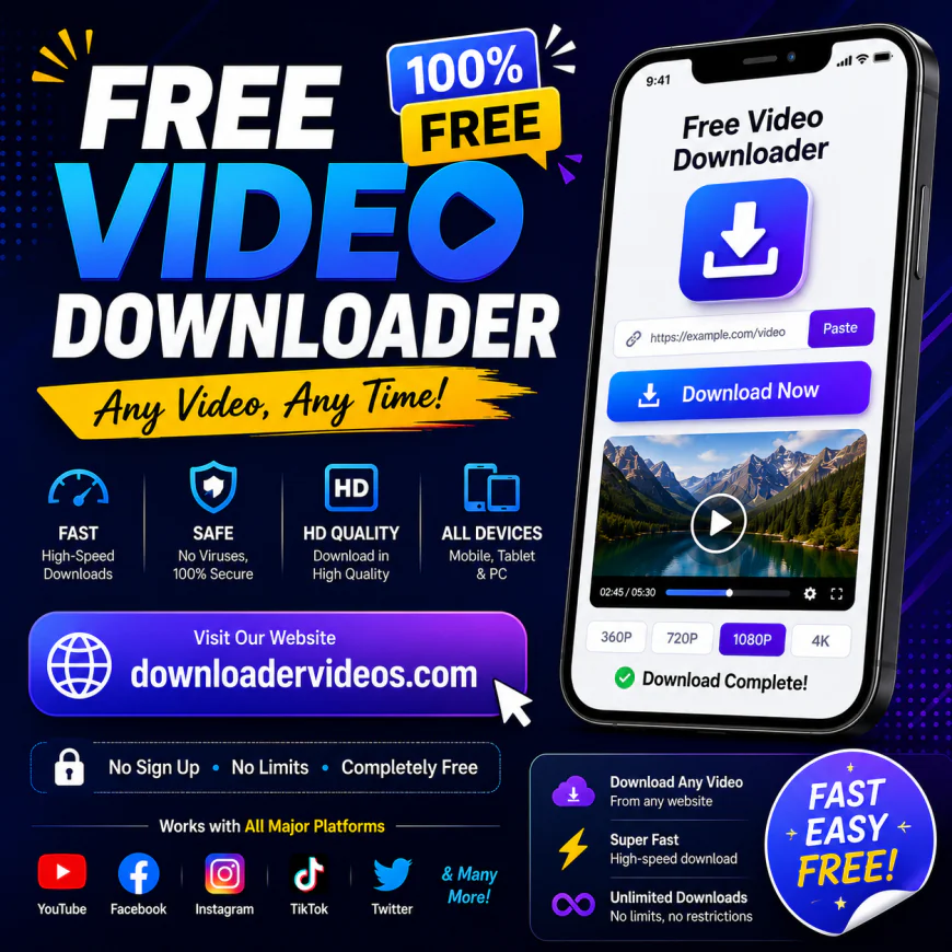 Free Video Downloader: Safe, Fast, and Easy Ways to Save Videos