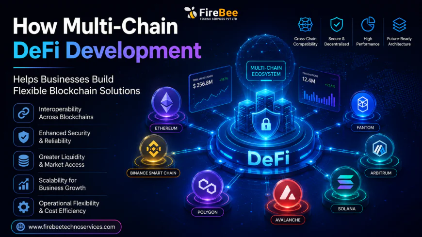 How Multi-Chain DeFi Development Helps Businesses Build Flexible Blockchain Solutions