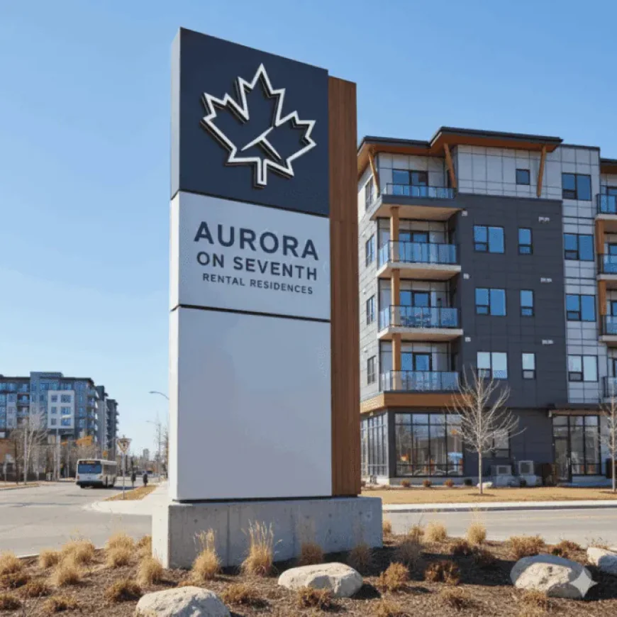 How Custom Multi-Unit Building Signs in Edmonton Enhance Property Branding and Tenant Visibility