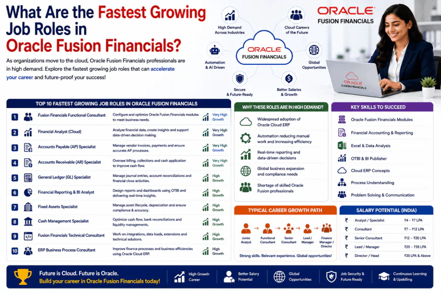 What Are the Fastest Growing Job Roles in Oracle Fusion Financials?