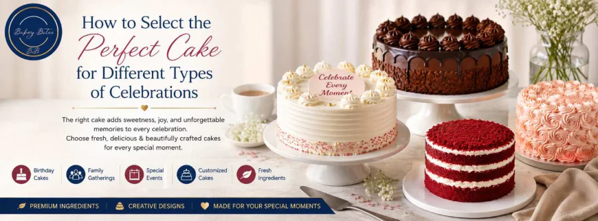 How to Select the Perfect Cake for Different Types of Celebrations