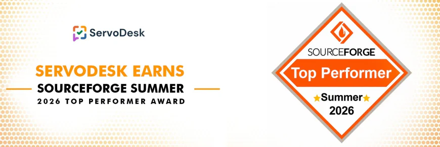 ServoDesk Wins the SourceForge Summer 2026 Top Performer Award in Service Desk Software