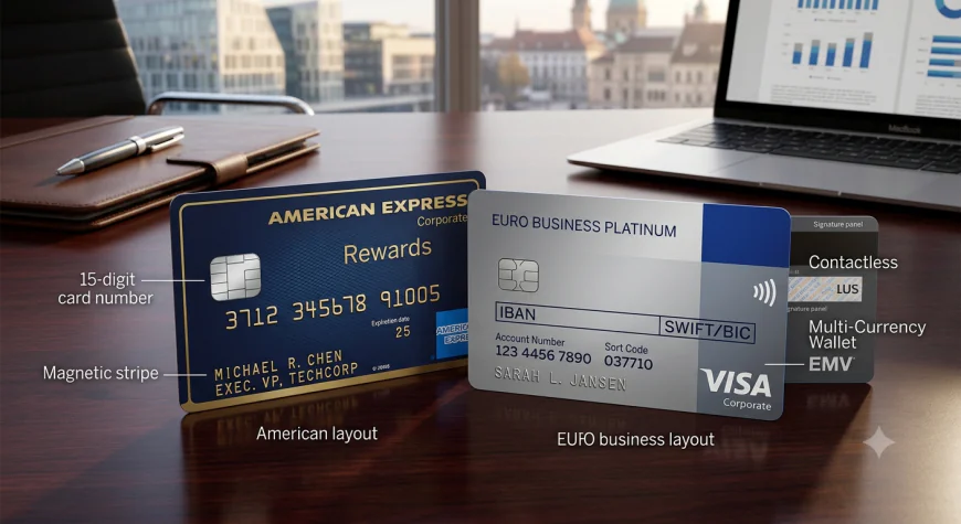 Why Do European & American Corporate Card Layouts Differ?