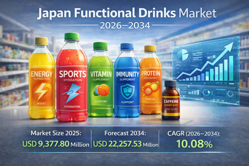 Japan Functional Drinks Market Size, Growth, Trends and Demand Report 2026–2034