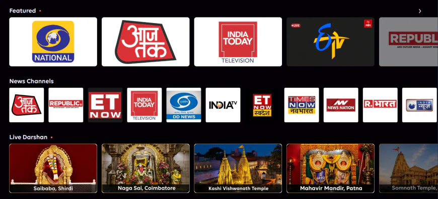 Live TV Online: Watch Your Favourite Live TV Channels Anytime, Anywhere