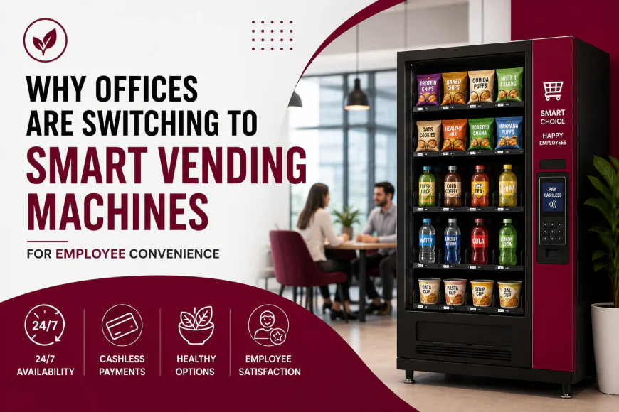 Why Offices Are Switching to Smart Vending Machines for Employee Convenience