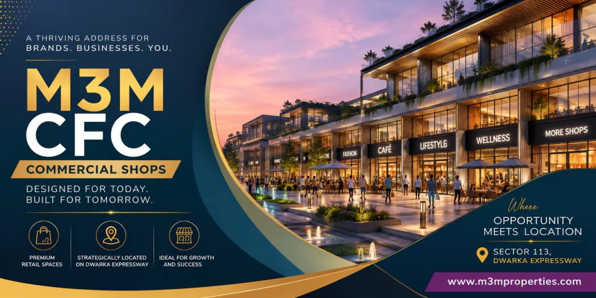 M3M CFC – Unlock Exceptional Retail Possibilities in Sector 113, Dwarka Expressway