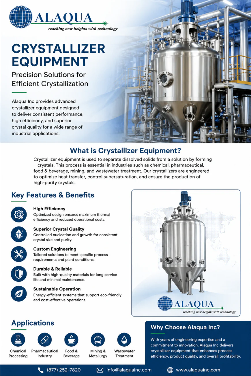 Crystallizer Equipment: Advanced Solutions for Efficient Industrial Crystallization