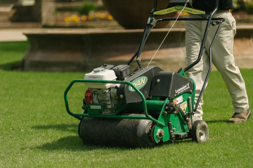 How Does Lawn Aeration Service Improve Soil Health?