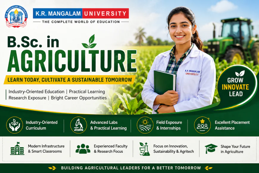 Top Reasons to Choose K.R. Mangalam University for B.Sc. Agriculture course