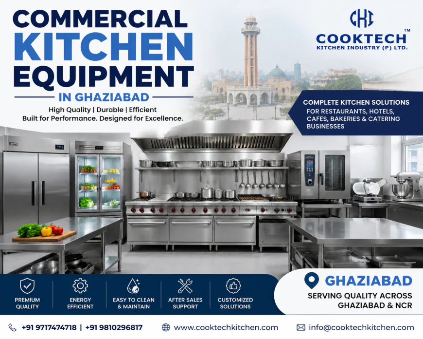 Commercial Kitchen Equipment Manufacturers in India | Cooktech Kitchen Industry