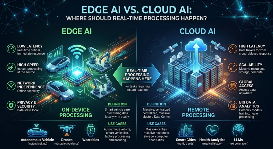 Edge AI vs Cloud AI: Where Should Real-Time Processing Happen?